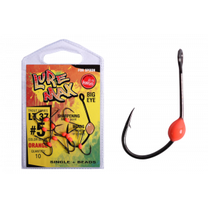 Крючки LureMax Trout LT37 # 5 Orange (10шт) Крючки LureMax Trout LT37 # 5 Orange (10шт)